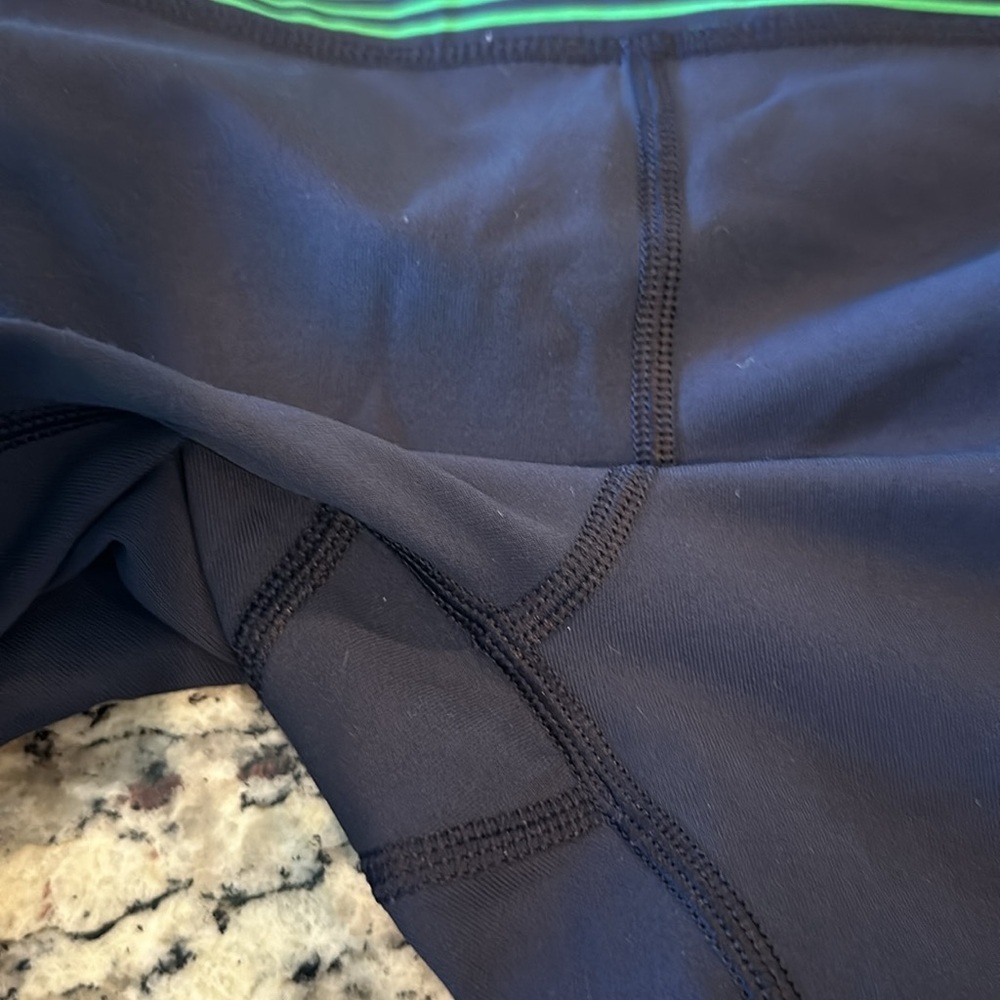 Lululemon Speed Tight *CozyInkwell / Hyper Stripe Green Bean size 6 MC1 - Picture 8 of 9